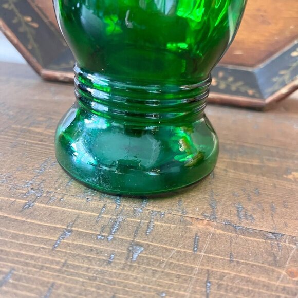 Vintage Napco Footed Green Vase - Picture 6 of 11